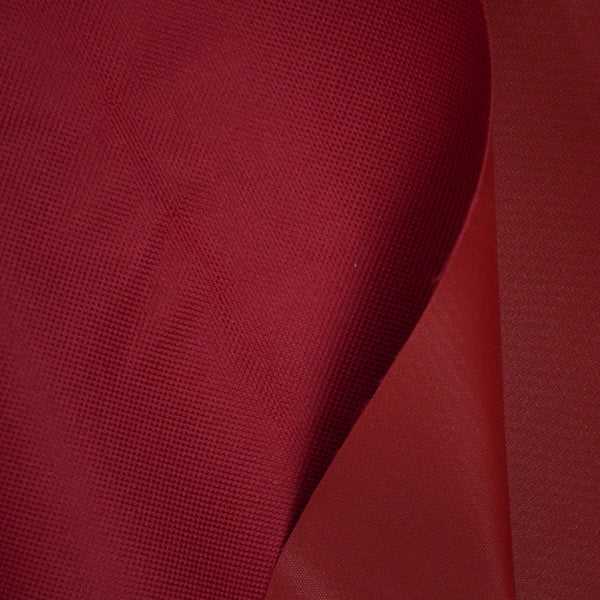 Brick Red Canvas Fabric with Plastic Backing - 60" x 106"