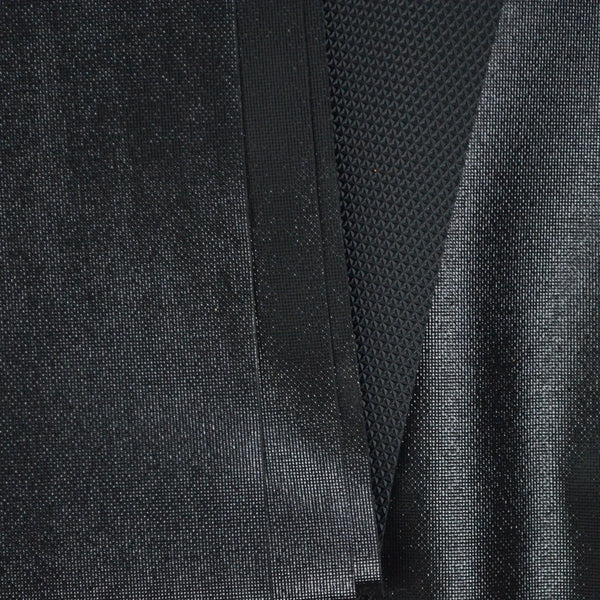 Black Stiff Fabric Surface Plastic Sheet - 55" x 88"