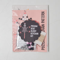 Possum Bead Buddy Keychain Kit