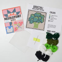 Broccoli Needlepoint Starter Kit