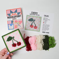Cherry Needlepoint Starter Kit