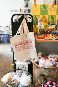 Make and Mend tote bag
