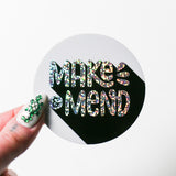 Make & Mend Glitter Sticker