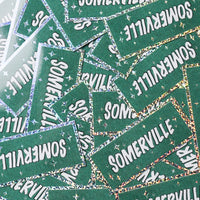 Somerville Glitter Sticker