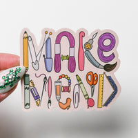Make Mend Tools Sticker