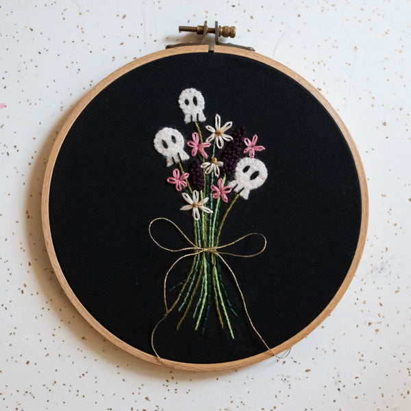 Boo-quet Skull Bouquet Embroidery Starter Kit