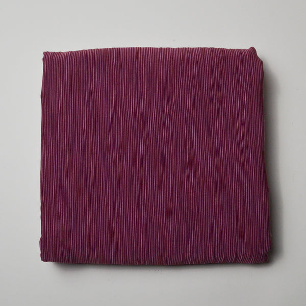 Burgundy Wavy Ridge Texture Woven Upholstery Fabric - 54" x 58" Default Title