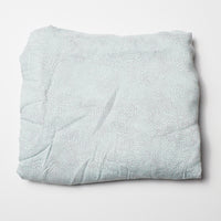 Mint Green + Gray Spot Lightweight Flowy Woven Fabric - 55" x 118" Default Title