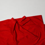 Red Lightweight Synthetic Knit Fabric - 60" x 64" Default Title