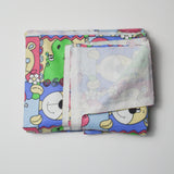 Cartoon Animal Brushed Flannel Woven Fabric - 45" x 43" Default Title