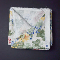 Floral Print Cotton Canvas Woven Fabric - 56" x 116" Default Title