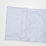 Blue + White Striped Woven Fabric - 36" x 68" Default Title