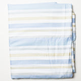 Blue, Beige + White Striped Lightweight Woven Fabric - 44" x 132" Default Title