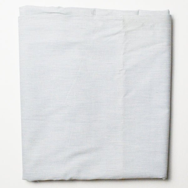 Blue + White Tiny Stripe Woven Fabric - 42" x 78" Default Title