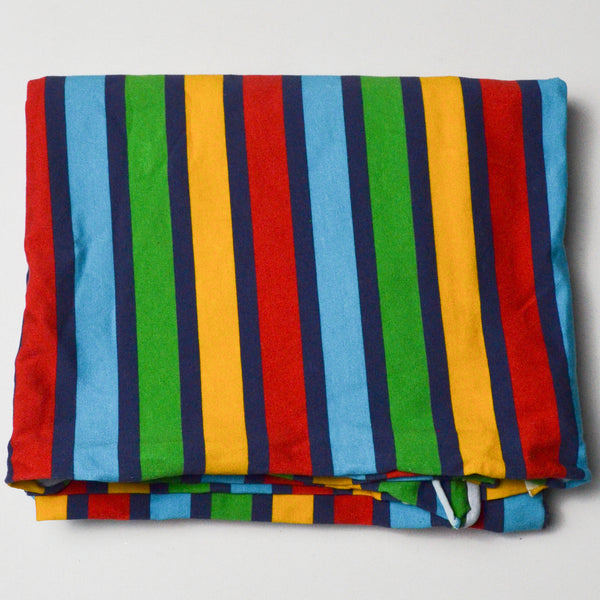 Colorful Striped Stretch Knit Fabric - 34" x 66"