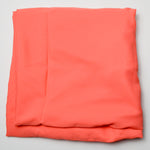 Bright Coral Flowy Vintage Crepe Fabric - 45" x 162"