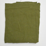 Olive Sheer Flowy Woven Fabric - 56" x 80"
