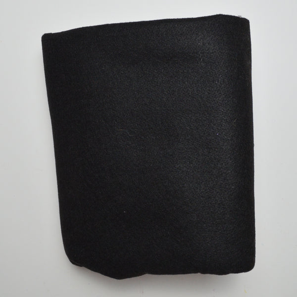 Black Felt Fabric - 50" x 72"