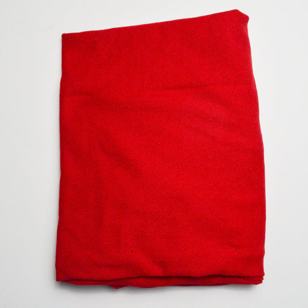 Red Midweight Textured Knit Fabric - 84" x 82"