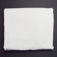 White Woven Tablecloth Fabric - 60" x 80"