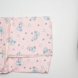 Light Pink Bunny Twill-Woven Canvas Fabric - 52" x 64"