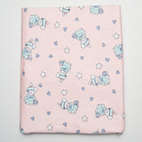 Light Pink Bunny Twill-Woven Canvas Fabric - 52" x 64"