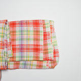 Colorful Plaid Nubby Woven Fabric - 44" x 80"