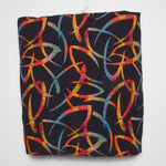 Rainbow Jacquard Woven Upholstery Fabric - 40" x 42"