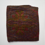 Dark Paisley Soft Chenille Woven Fabric - 31" x 80"