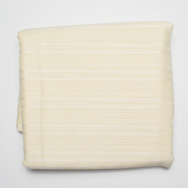 Light Yellow Sheer Striped Fabric - 46" x 314"