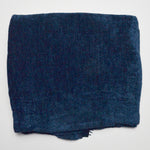 Dark Blue Chenille Woven Fabric - 36" x 60"