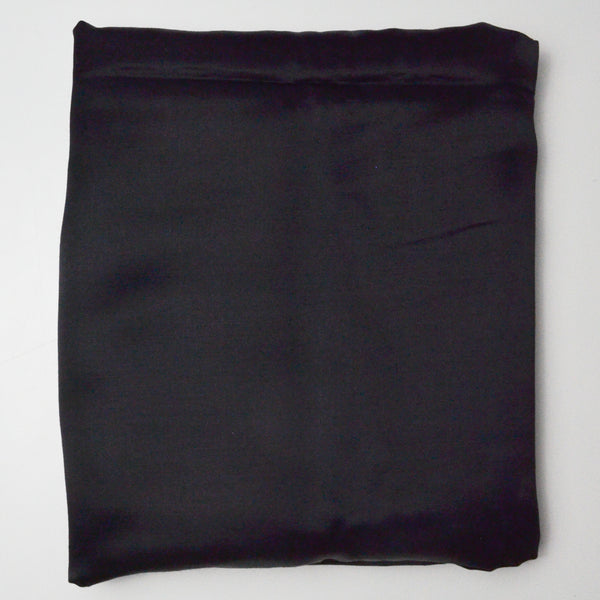 Black Shiny Synthetic Fabric - 44" x 120"