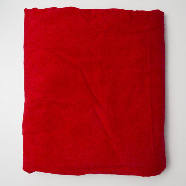 Red Corduroy Fabric - 44" x 70"