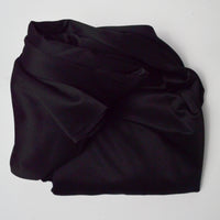 Black Synthetic Knit Fabric - 52" x 144"