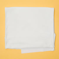 White Polyester Knit Fabric - 45" x 49"