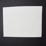 White Woven Cotton Fabric - 45" x 72"