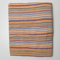 Colorful Striped Gauzy Woven Fabric - 36" x 148"