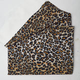 Leopard Print Polyester Crepe de Chine Fabric - 50" x 82"