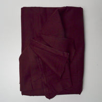 Burgundy Brushed Flannel Woven Fabric - 64" x 64"