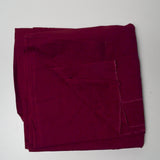 Wine Red Quilting Weight Woven Fabric - 40" x 80"