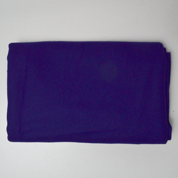 Vivid Blue-Purple Woolly Woven Fabric - 39" x 60"