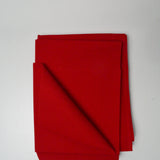 Red Medium-Weight Synthetic Woven Fabric - 54" x 62"