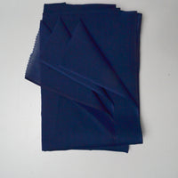 Navy Blue Woven Cotton Shirting Fabric - 44" x 86"