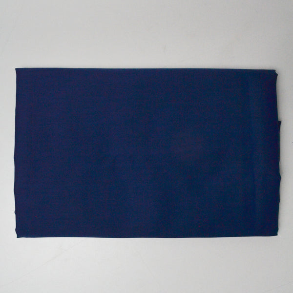 Navy Blue Woven Cotton Shirting Fabric - 44" x 86"