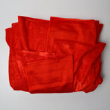 Red Shiny Looped Surface Terry Knit Fabric - 60" x 92"