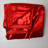 Red Heavy Satin Woven Fabric - 46" x 144"