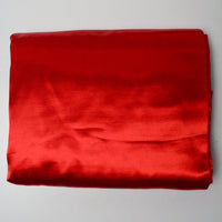 Red Heavy Satin Woven Fabric - 46" x 144"