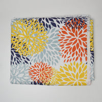 Colorful Floral Print Canvas Woven Fabric - 46" x 112"