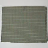 Green + Teal Grid Woven Drapery Fabric - 54" x 56"