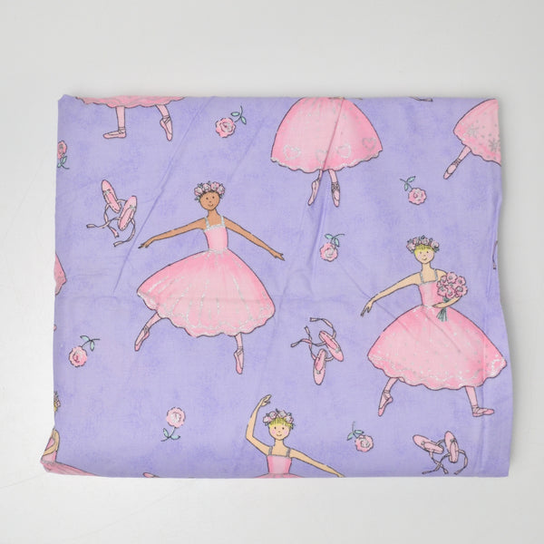 Pink + Purple Ballerina QWW Fabric - 46" x 176"